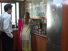 Lustfully Indian strumpet pummels husband's big cheese